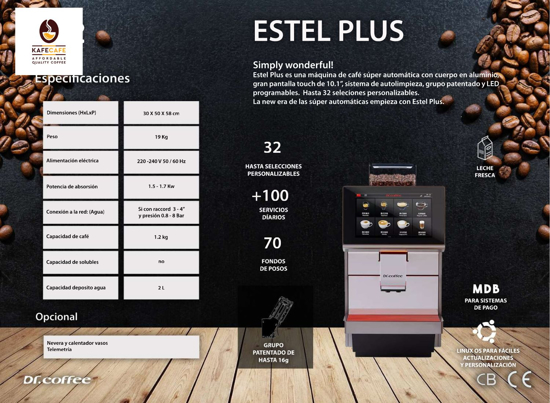 Picture of Dr.coffee M12 Super Automatic Estel Plus ( IoT included )